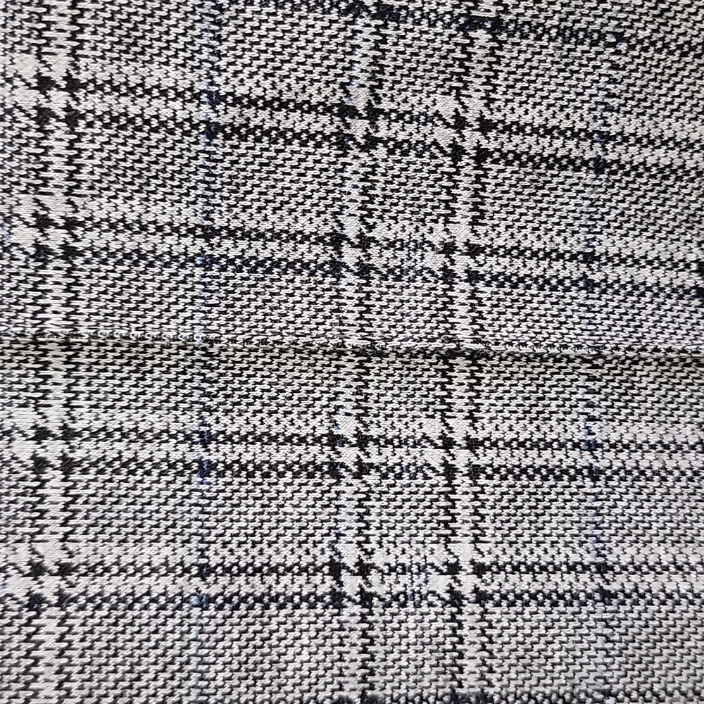 Tahari Black, White & Blue Plaid Slim Pants M/L - Picture 12 of 15